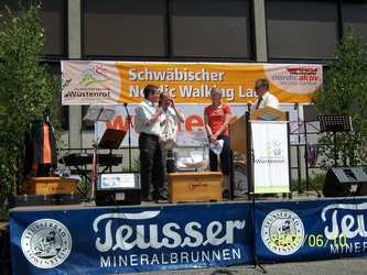 Katrin Apel zu Besuch bei der Eröffnung 2007